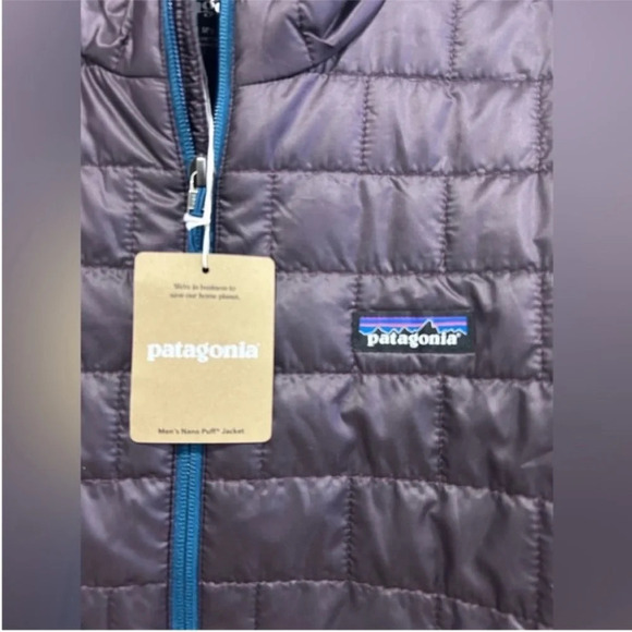 Patagonia Men’s S Small Nano Puff Jacket Obsidian Plum Purple NWT Puffer - Picture 5 of 11